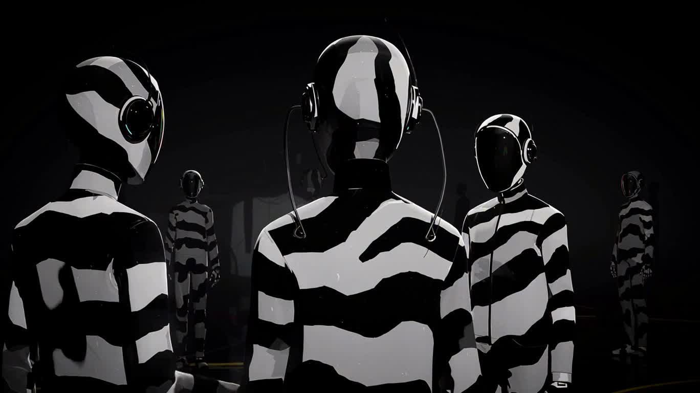 砕けた虹のサイバー・ファントム — AI video creation