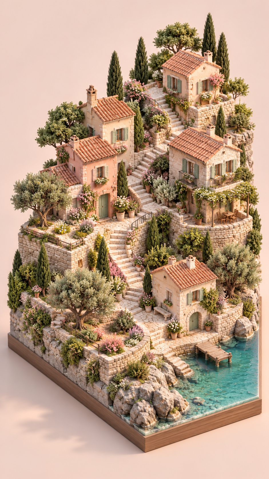 梦幻等距微缩地点模型 — AI image creation