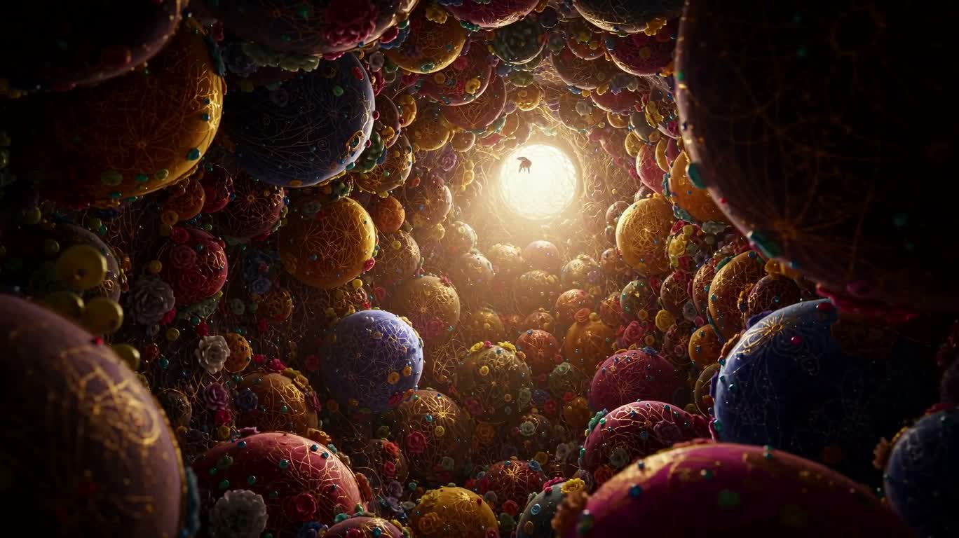 绒面兔的梦幻奇境 — AI video creation