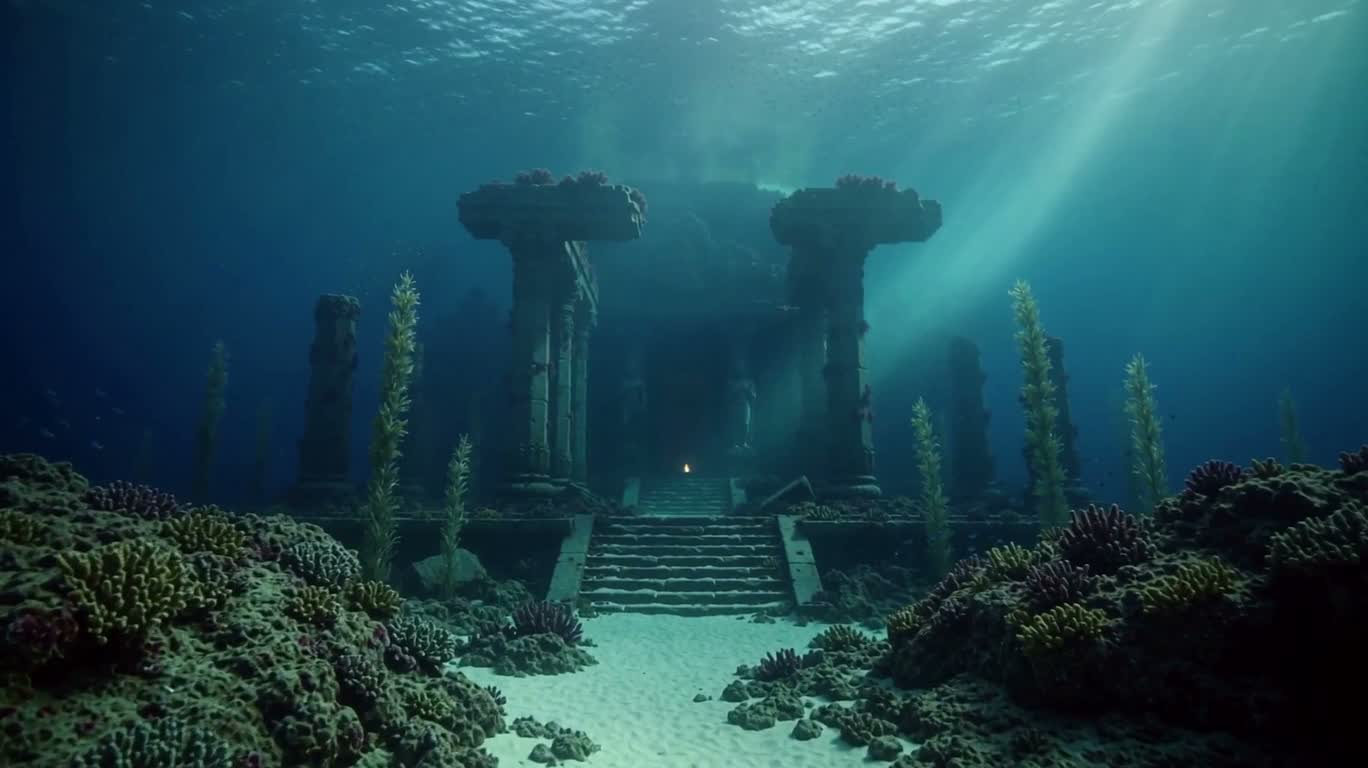 Ruines des profondeurs marines