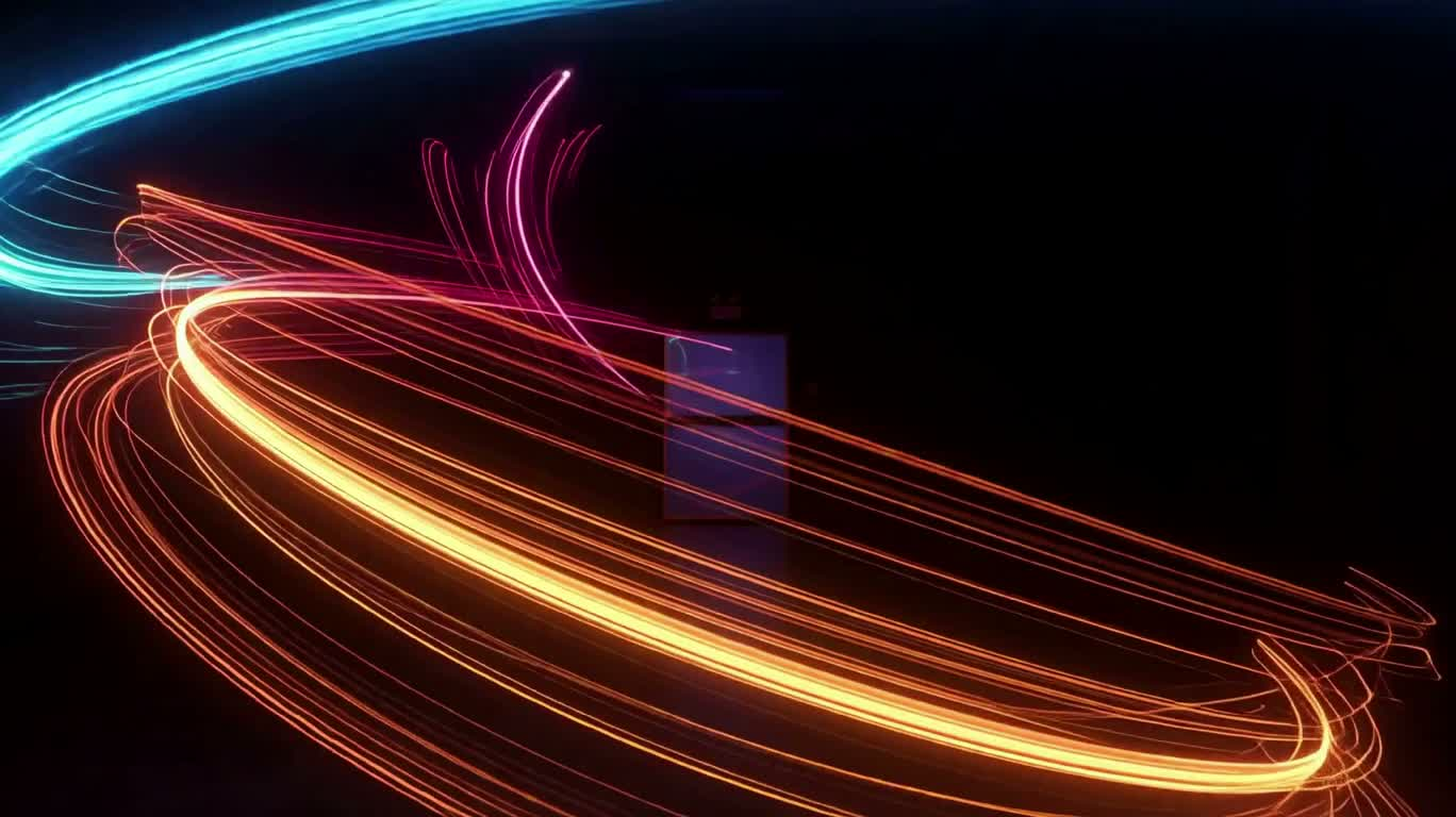 霓虹流光绘影