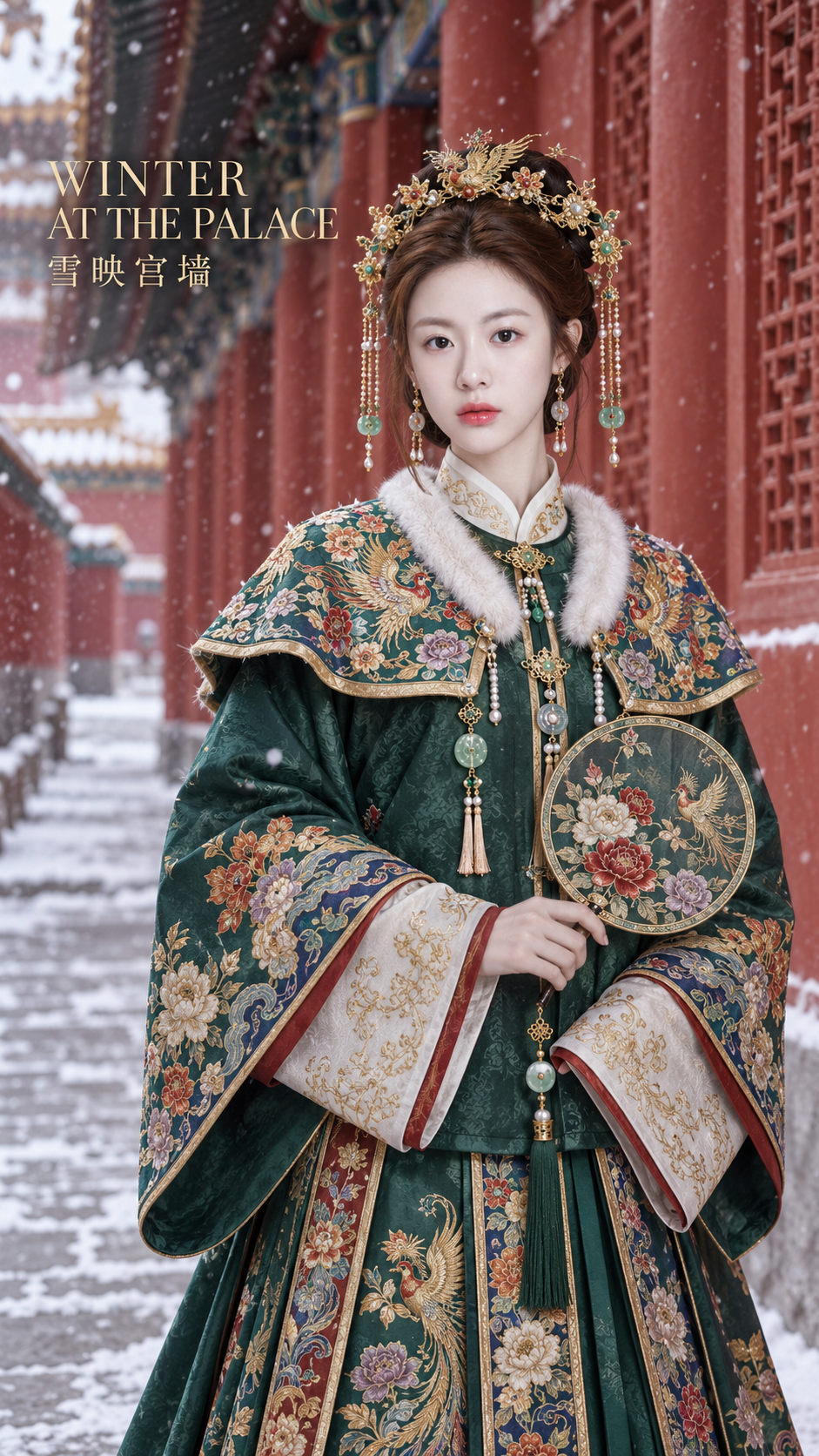 자금성 설경, 명대 영감의 화복 표지