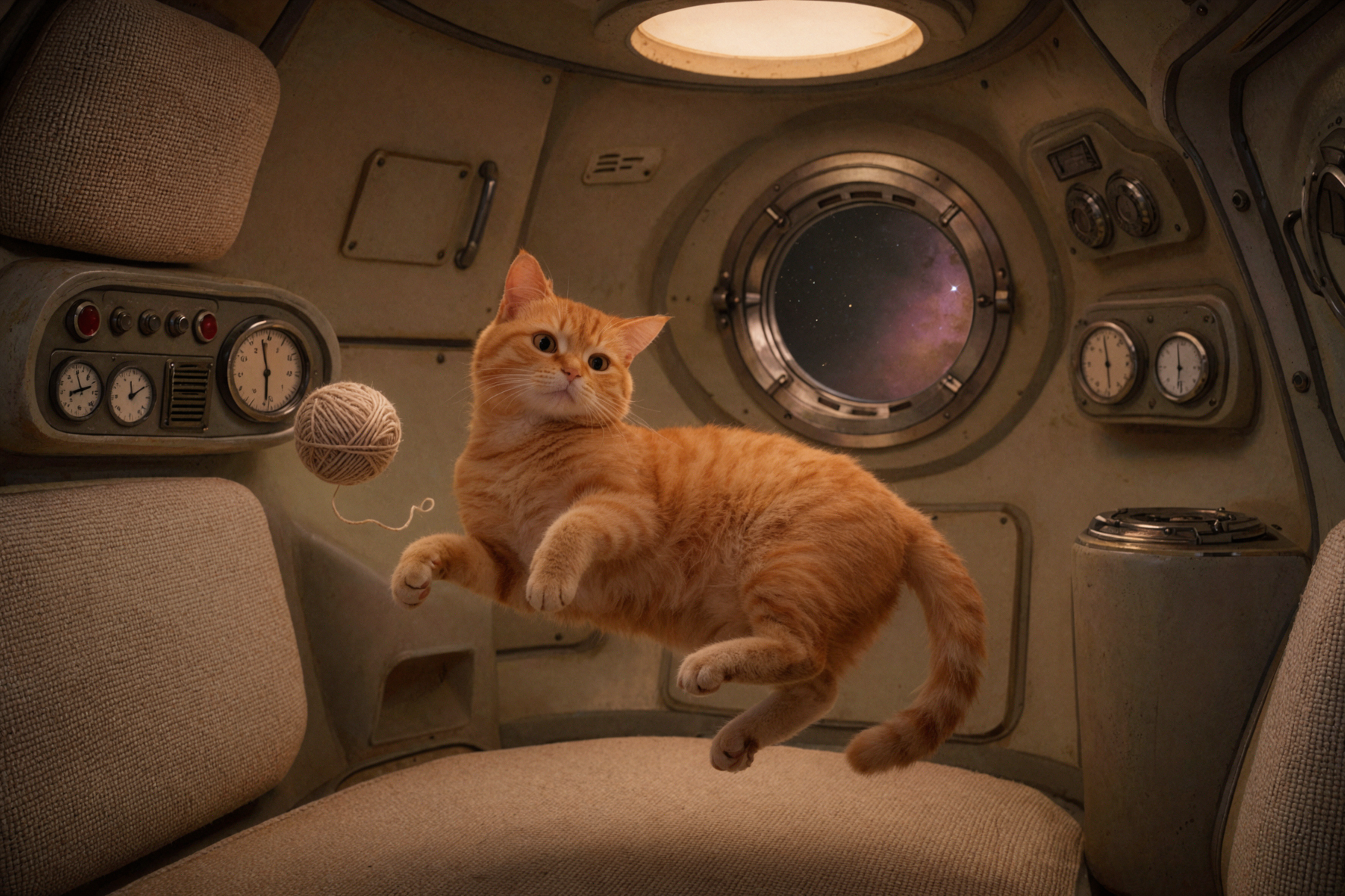 Cat's Space Capsule · Fantasy Concept