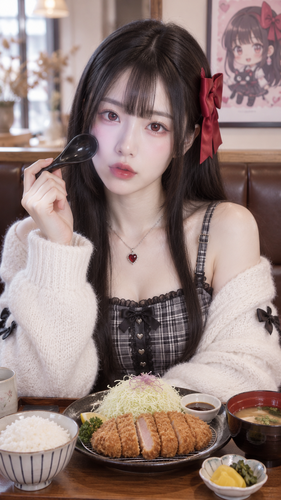 地雷系咖啡馆炸猪排Cosplay写真