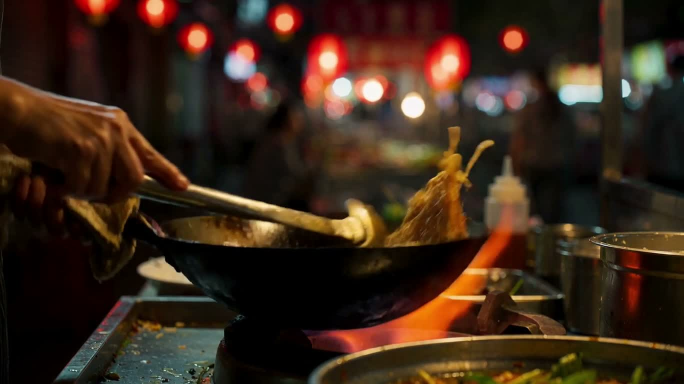 夜市火焰炒面 — AI video creation