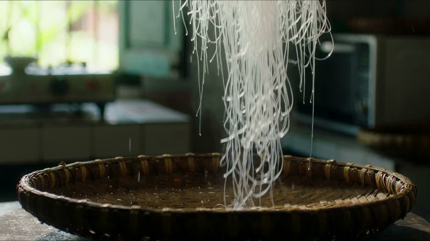 Phở trong ánh sáng ban mai Hà Nội