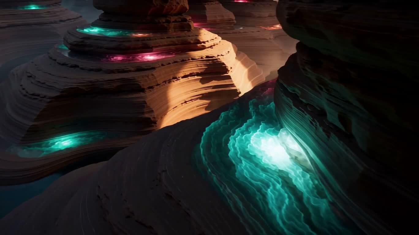 Canyon Lumineux — AI video creation
