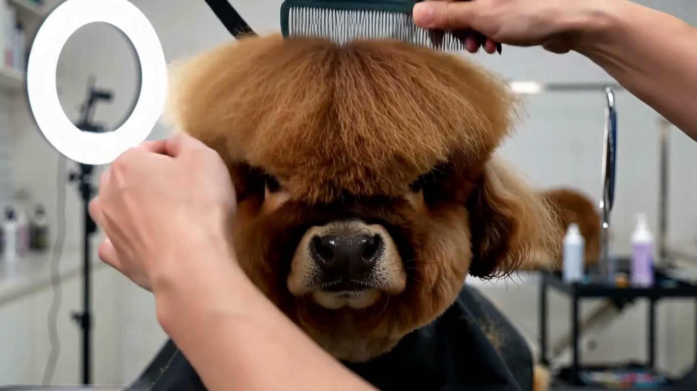 Persian Calf's Bowl-Cut Salon Makeover — AI video creation