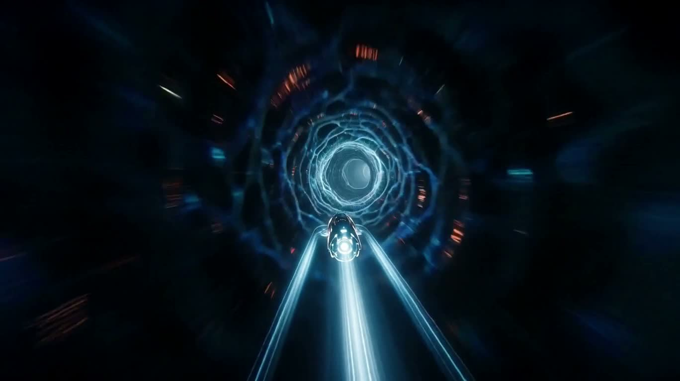 穿越巨眼的纳米飞梭 — AI video creation
