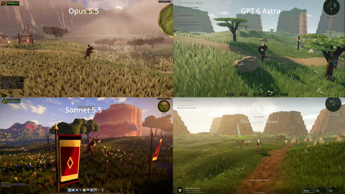 无尽行走动画测试对比 — AI video creation