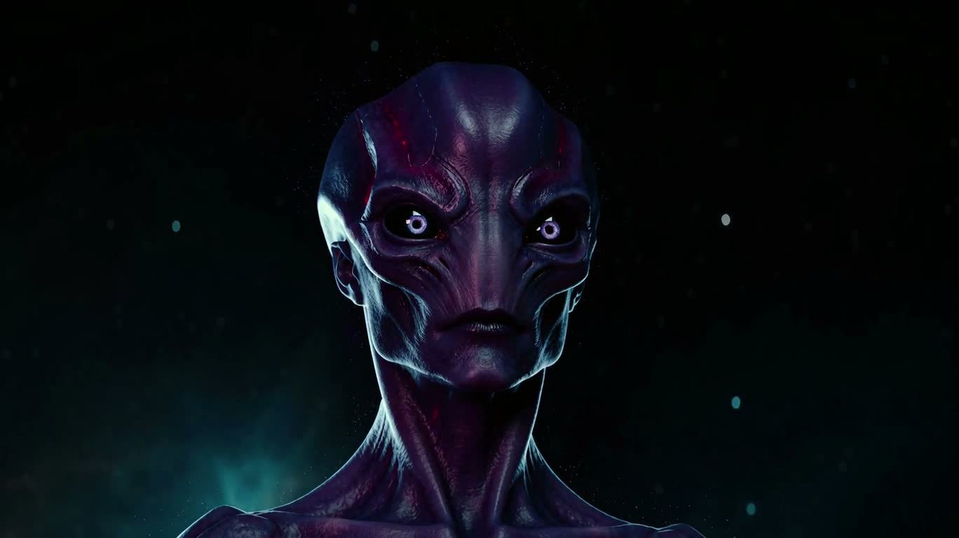 紫色异星者的星际凝视