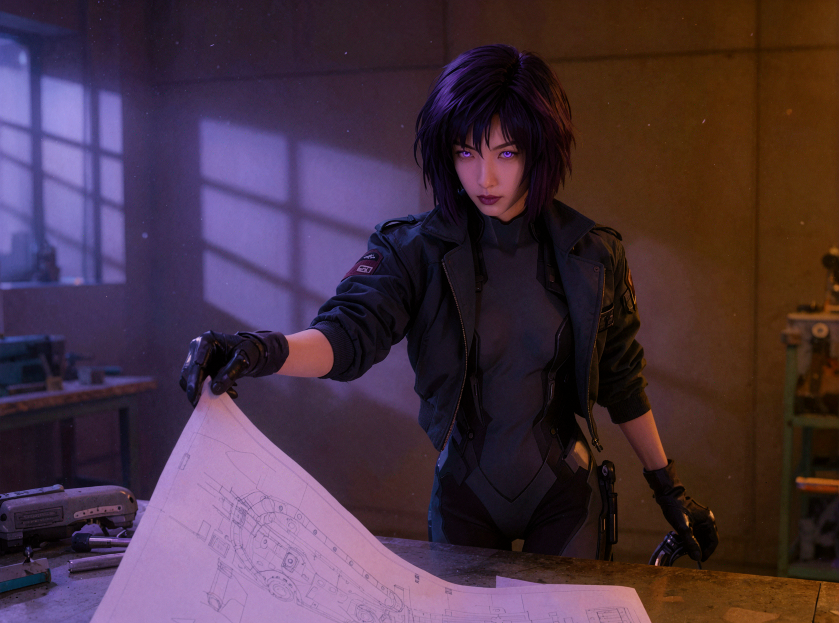 Motoko Kusanagi · Blueprint Rising · Two-Tone Gel