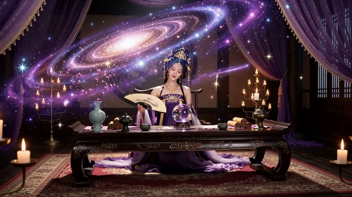 紫雾星盘占卜师 — AI video creation