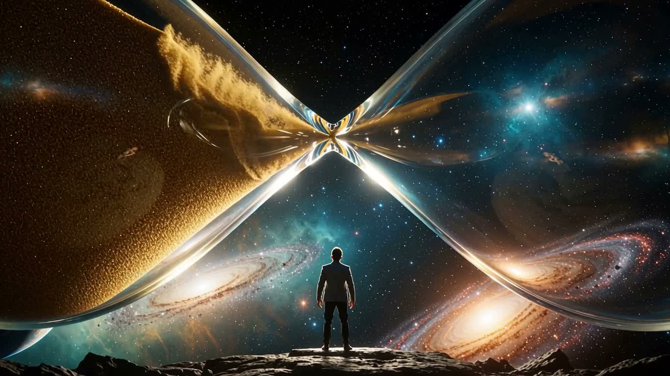 宇宙中的巨型沙漏