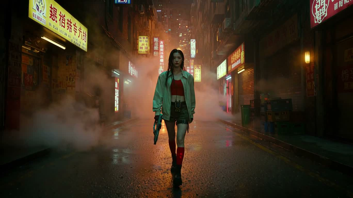 네온 비의 골목: 사냥꾼의 각성