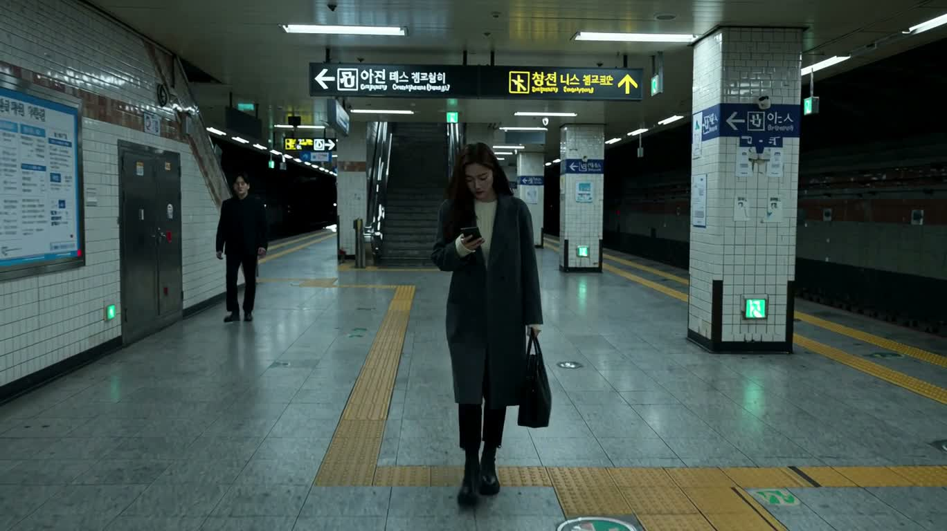 地铁追逐与神秘照片 — AI video creation