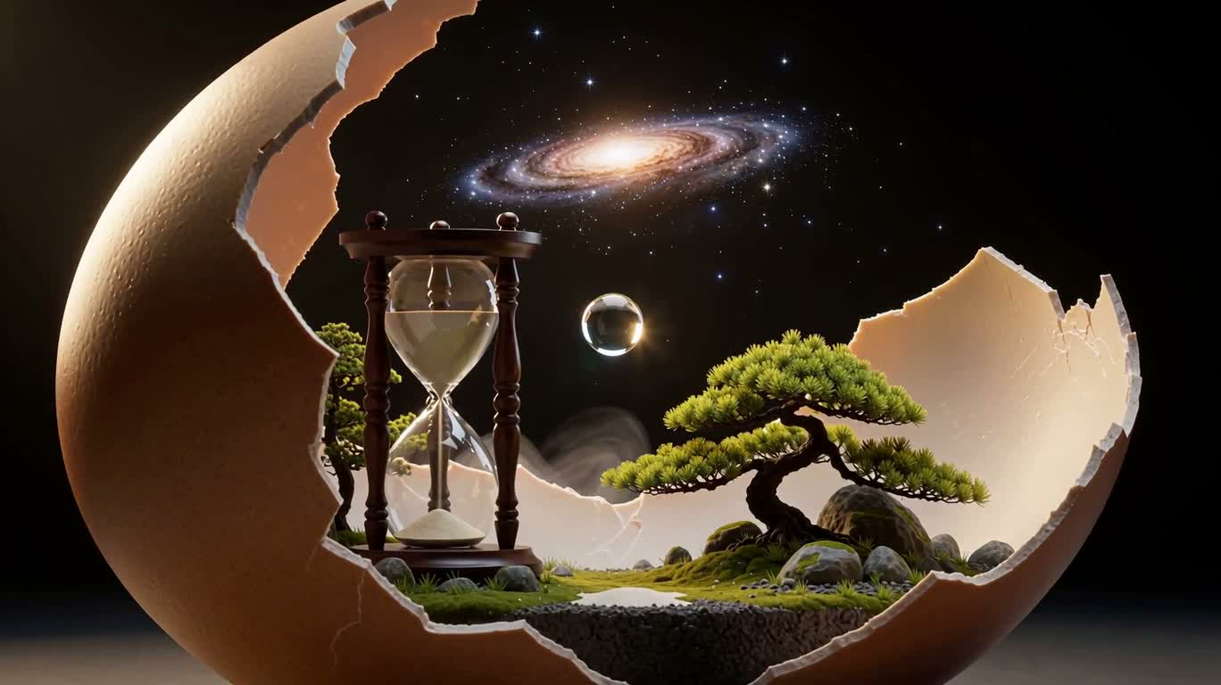 A Tiny Universe in an Eggshell