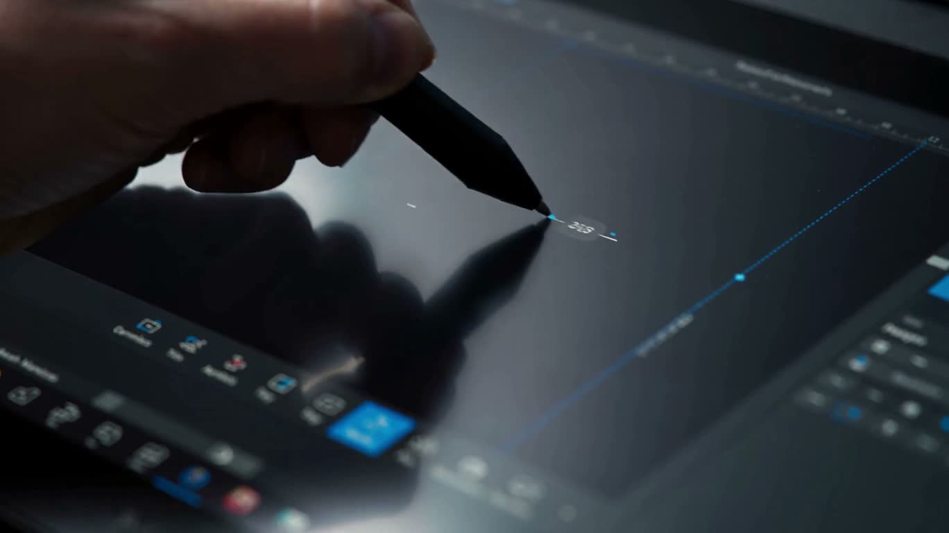 发光建筑蓝图 — AI video creation