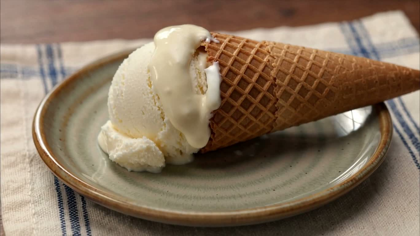Melting Ice Cream Cone — AI video creation