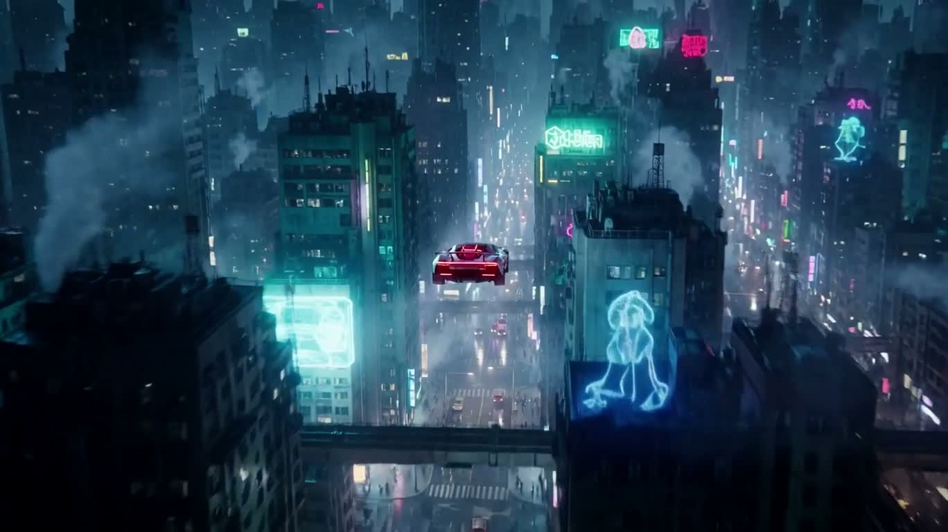 雨夜霓虹飞车