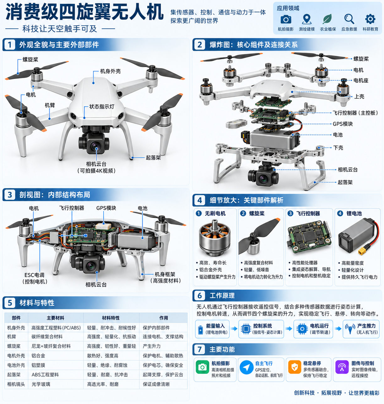 一张高质量科技科普海报 — AI image creation