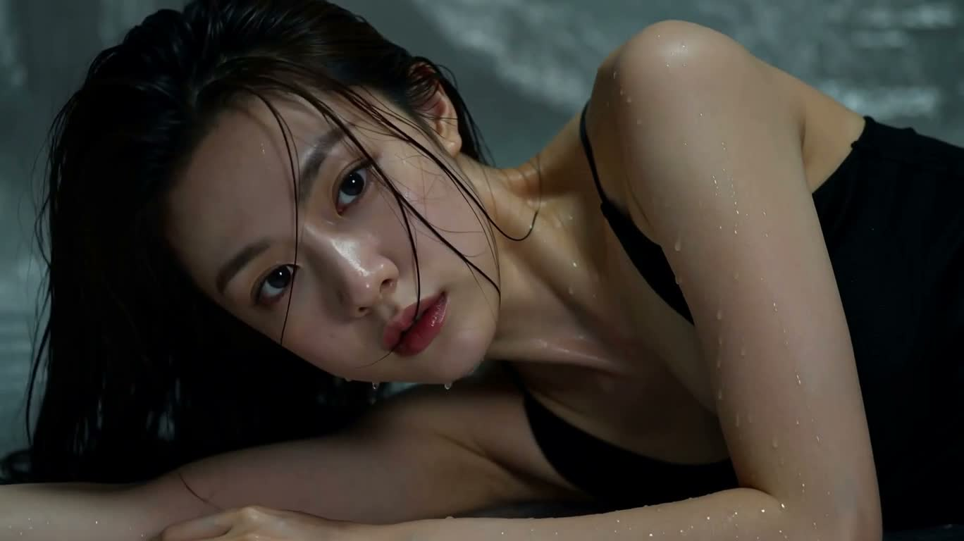 雾感胶片中的起身凝视 — AI video creation