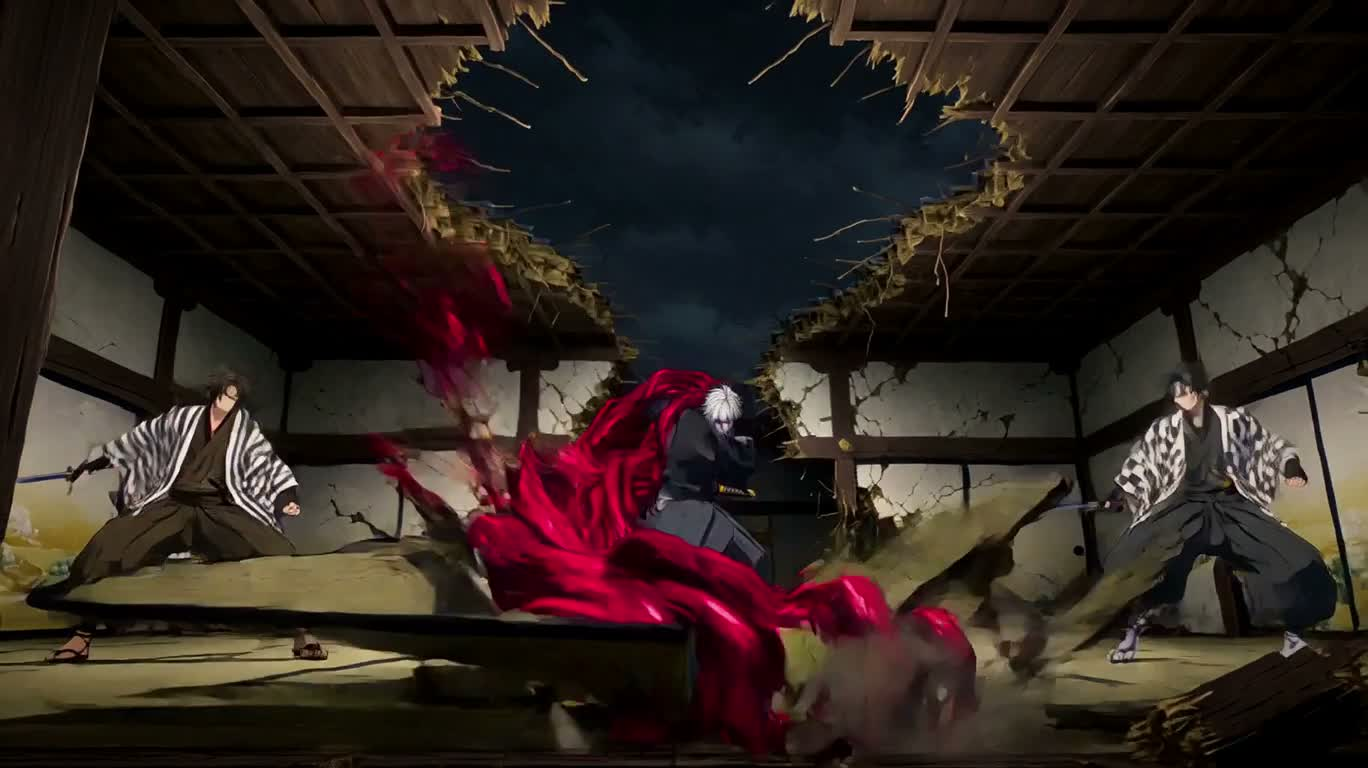无限城中的群战 — AI video creation
