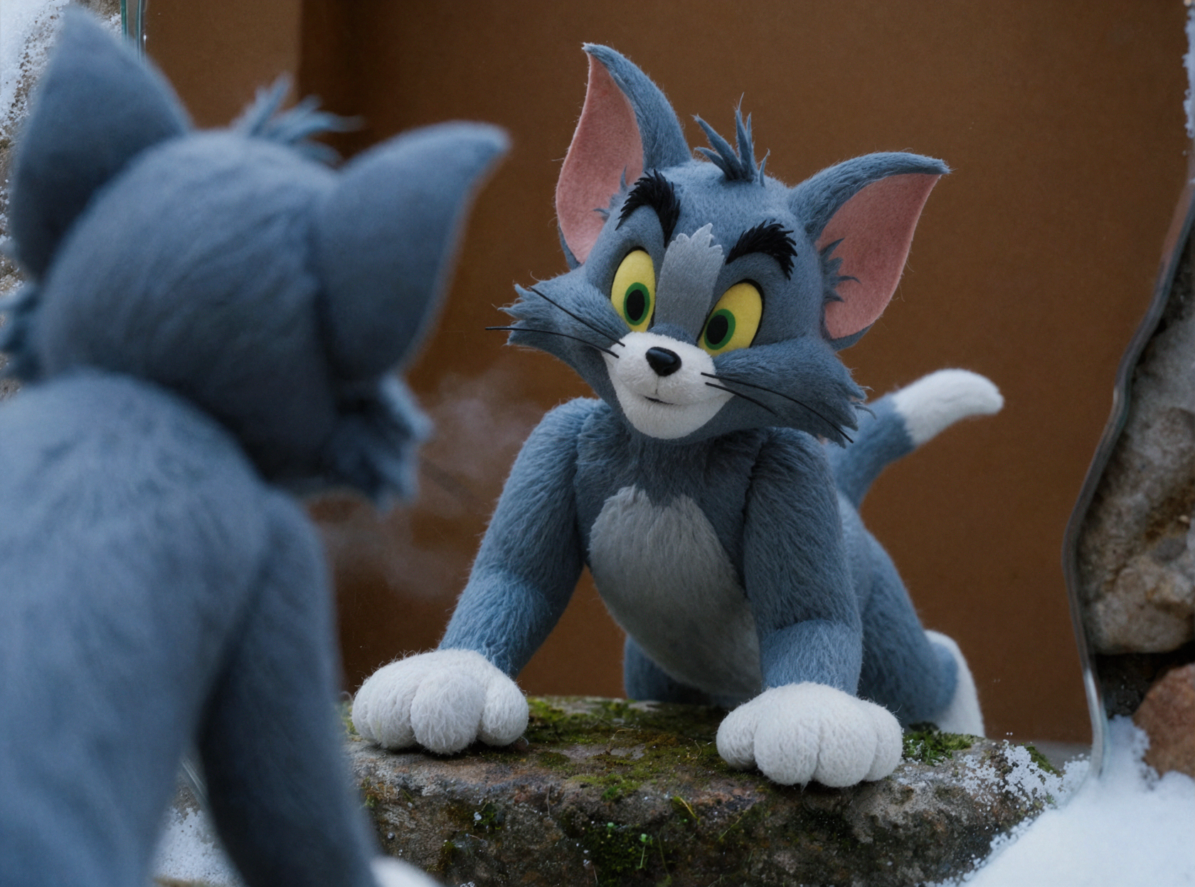 Tom Cat · Nỗ lực leo cao · Tường thuật gương soi