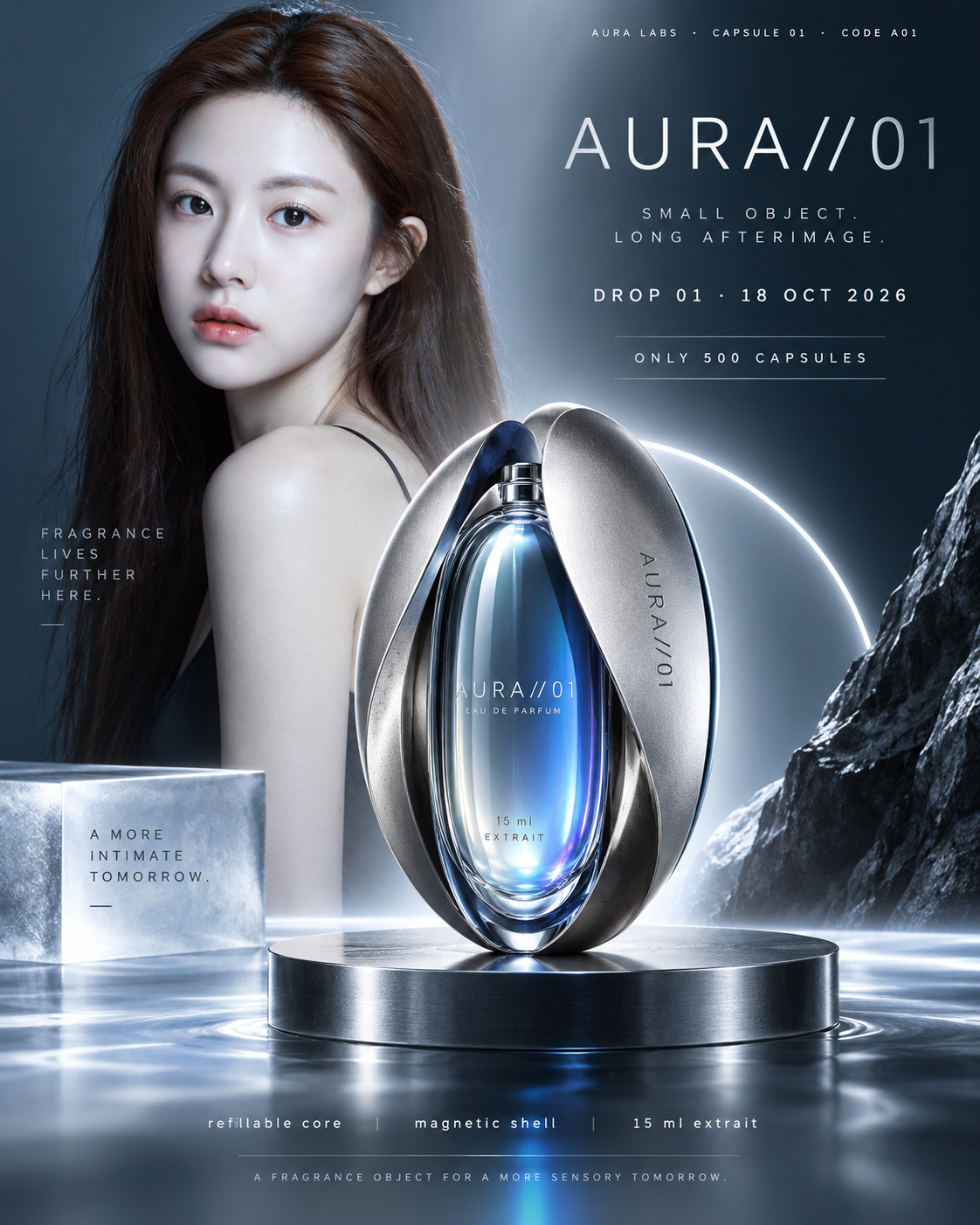 高端产品发售海报 — AI image creation