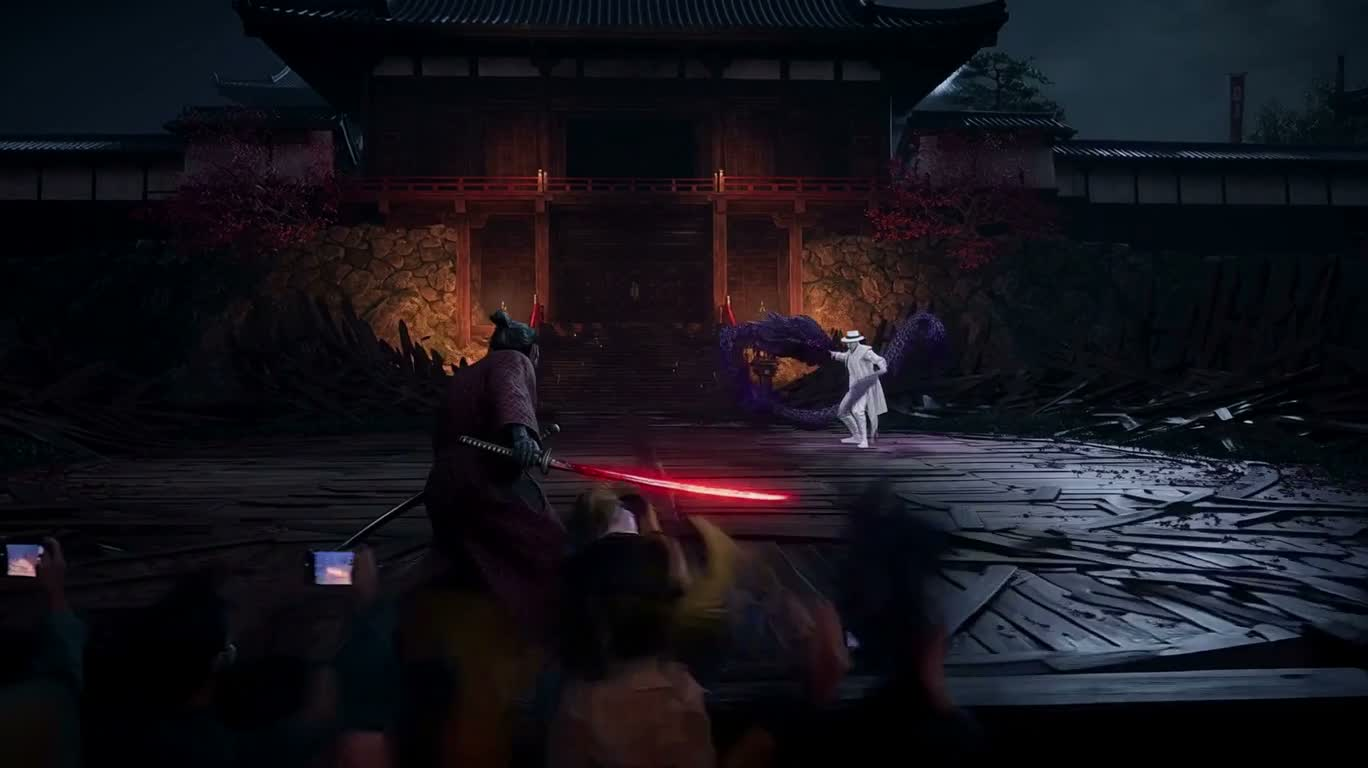 燃烧堡垒的武士决战 — AI video creation