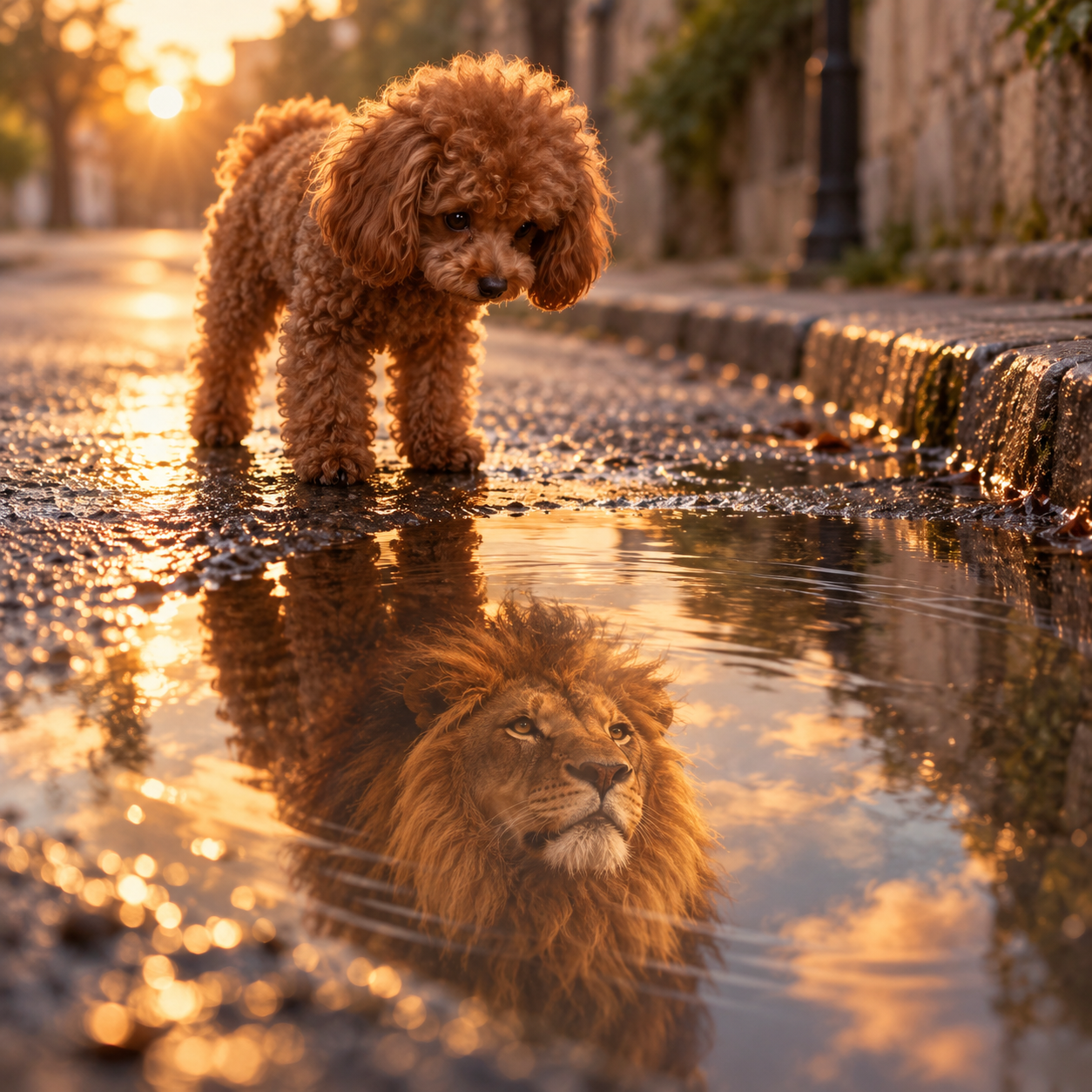 The Lion Within the Little Poodle