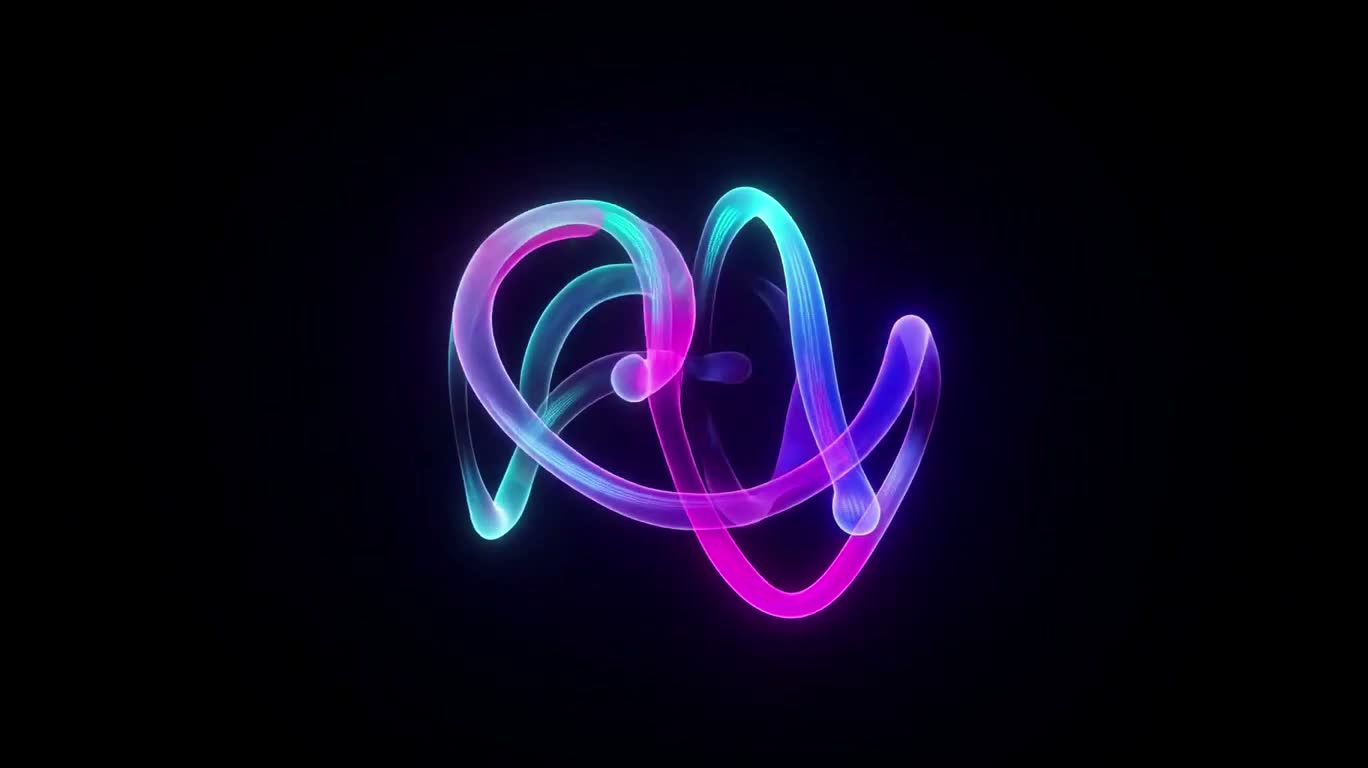 零重力霓虹流体 — AI video creation