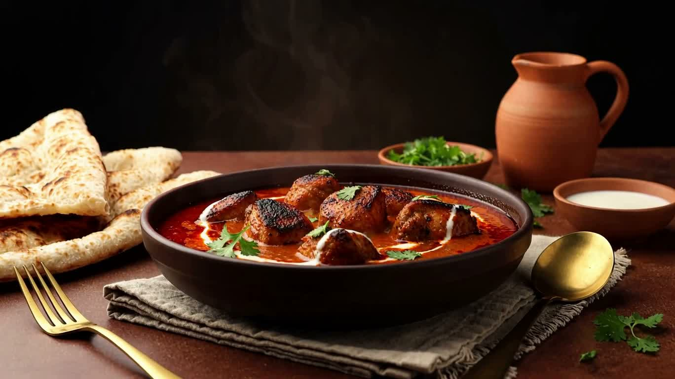 Indian Tikka Masala Food Photography
