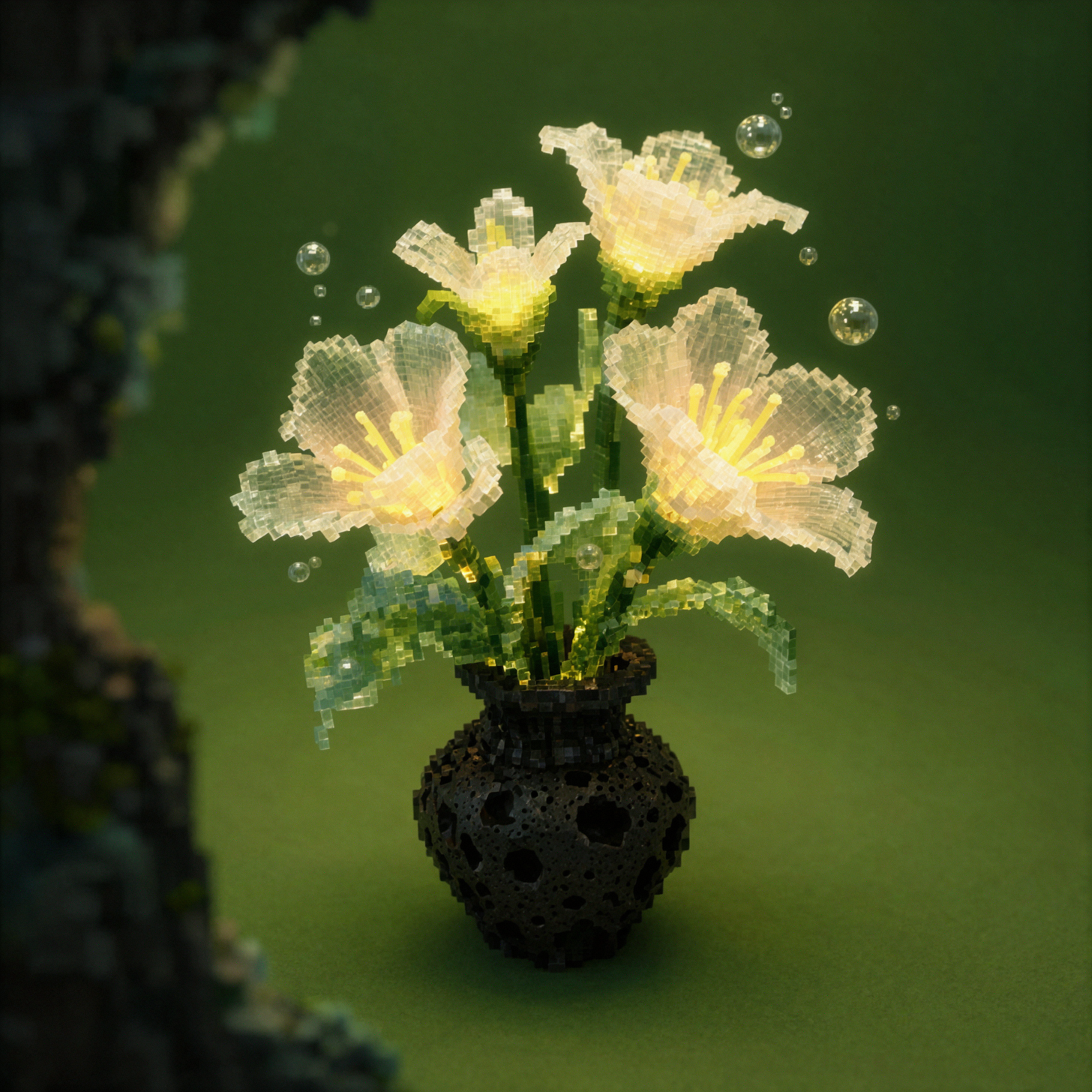 Bó hoa đại dương sâu · Tiểu cảnh voxel
