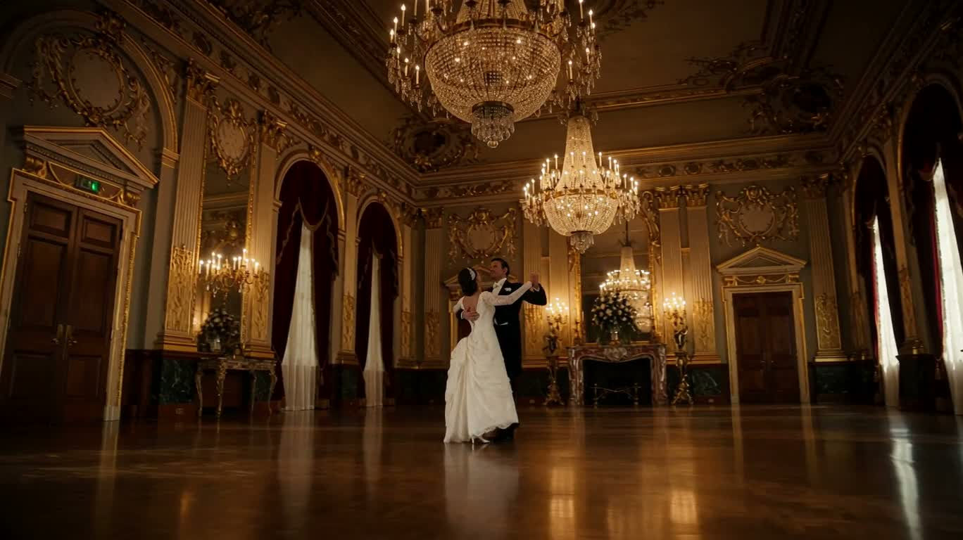 Điệu Waltz phòng khiêu vũ mạ vàng