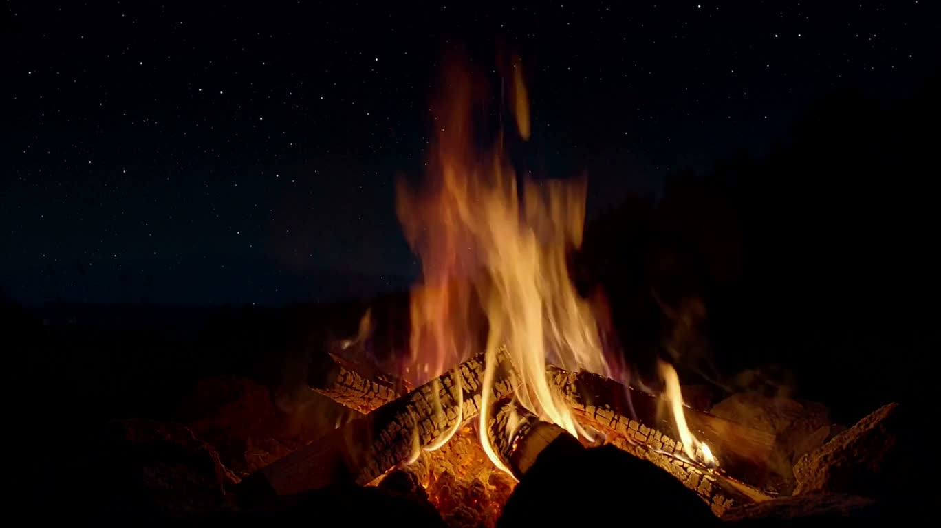 Quiet Night Campfire