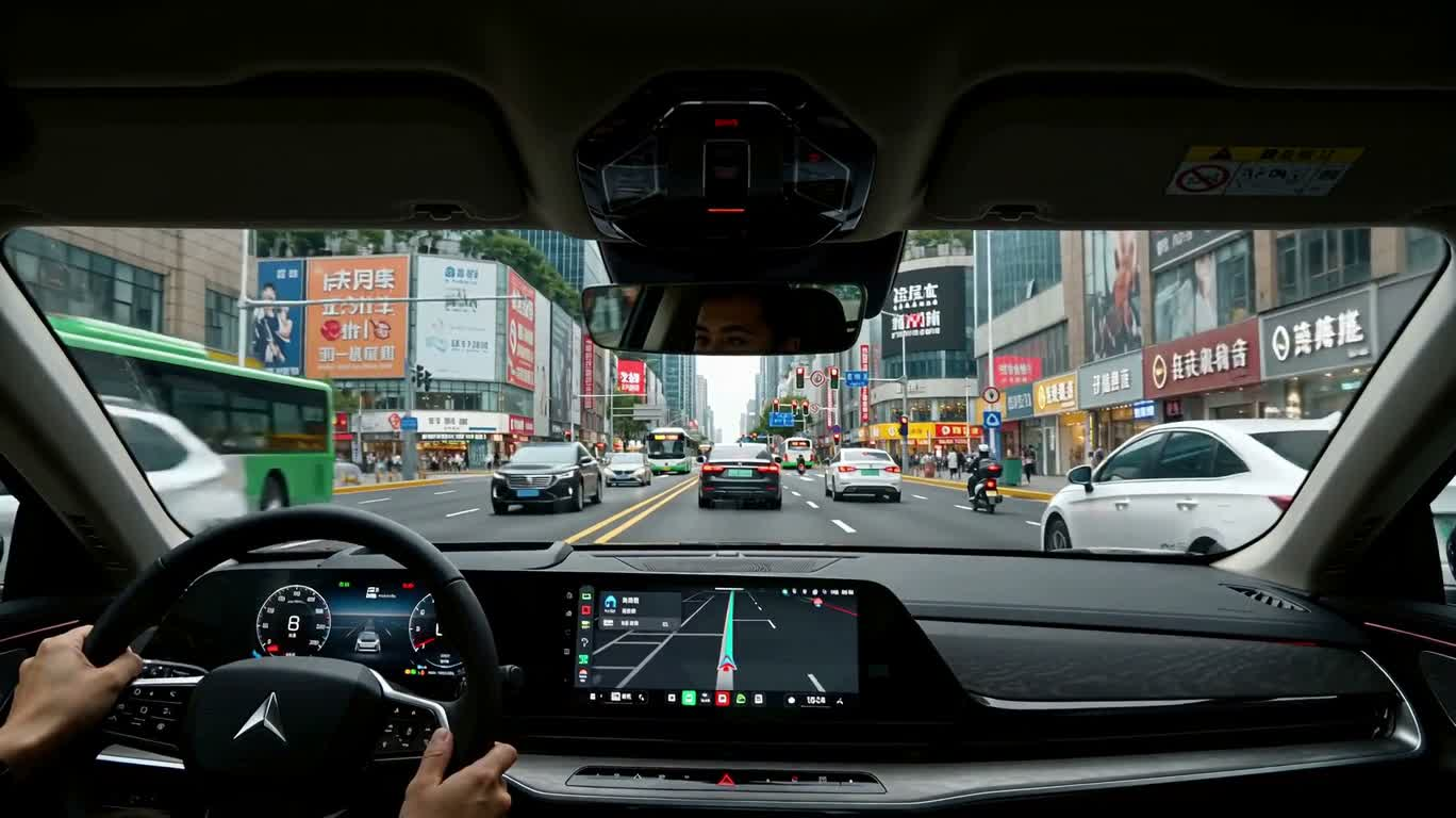 都市自动驾驶 — AI video creation