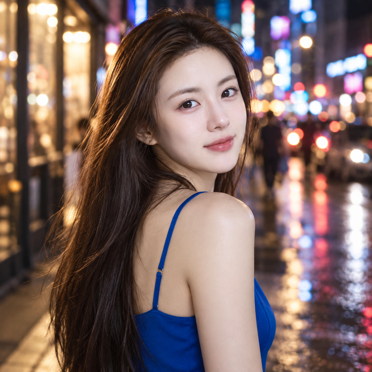 成年韩国女性的随拍生活方式时尚照 — AI image creation