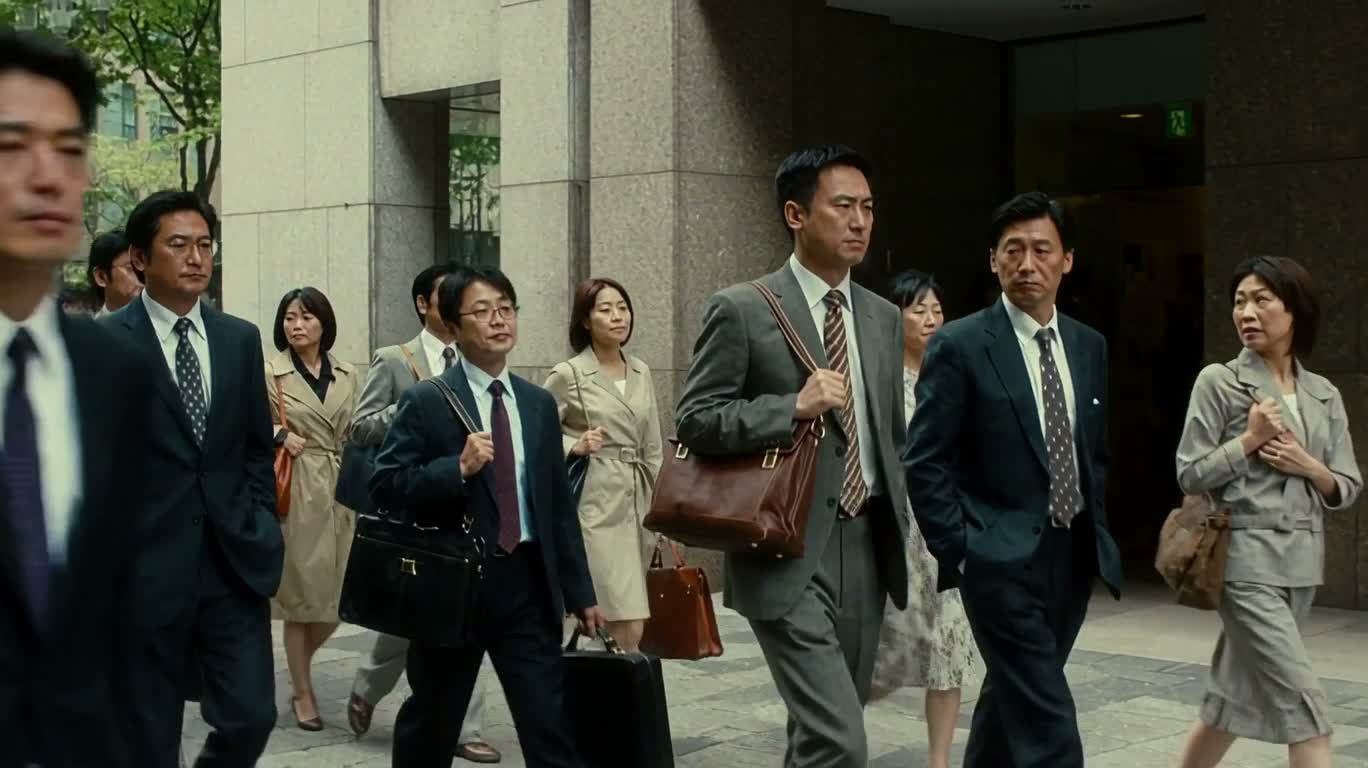 人群流动 — AI video creation