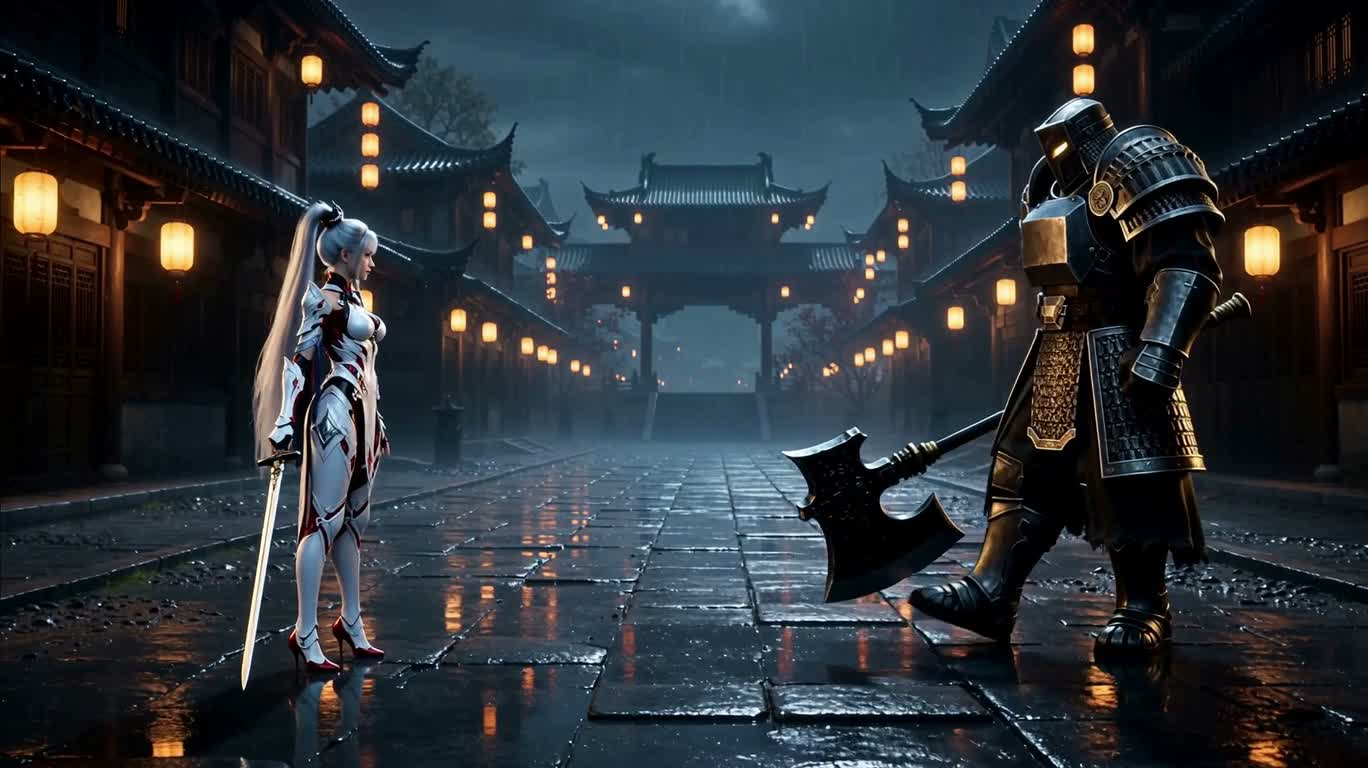 雨夜破阵 — AI video creation