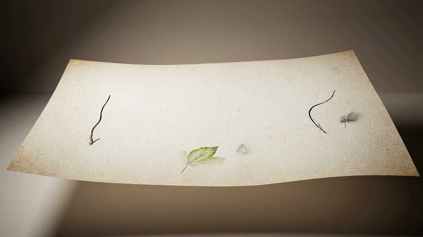 Pompeii Garden on Iridescent Paper — AI video creation
