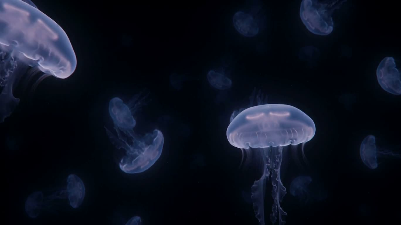 深海幽光水母