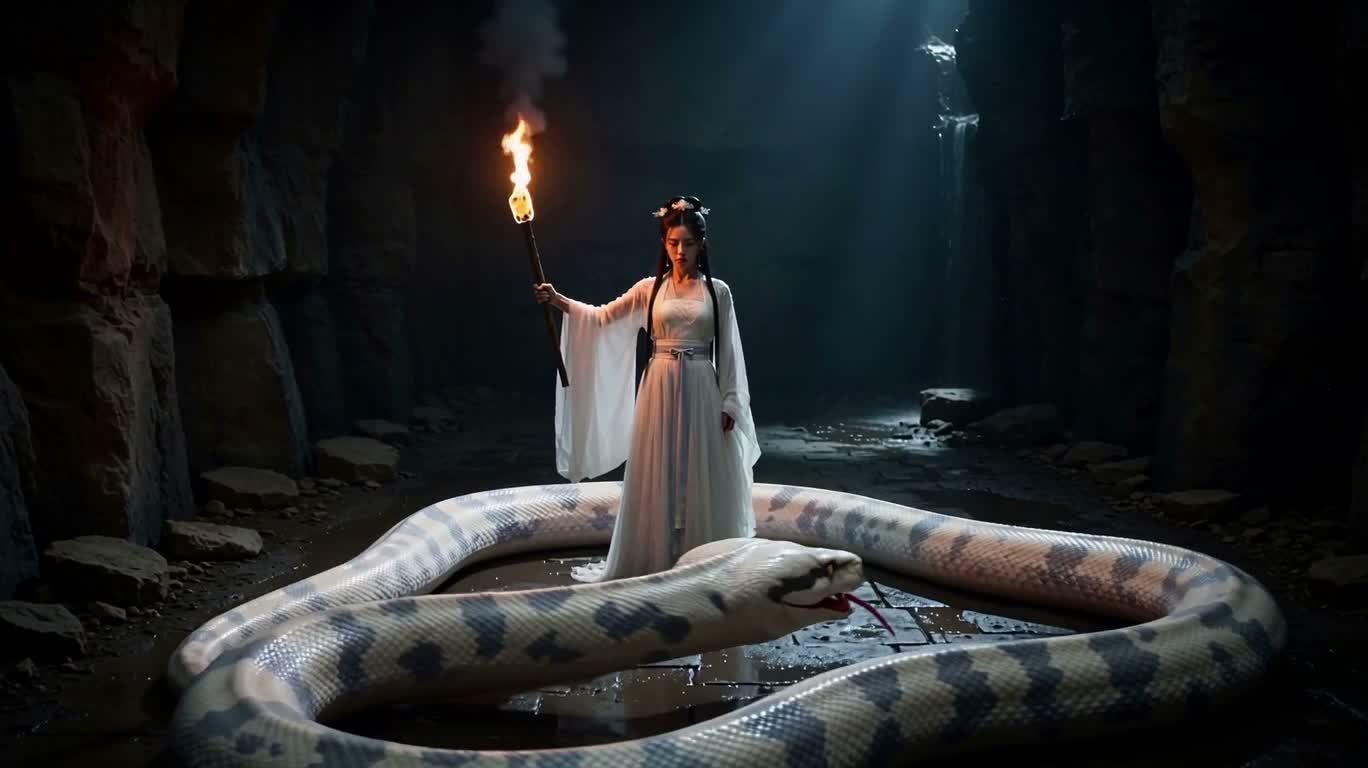 蛇后与白蛇 — AI video creation