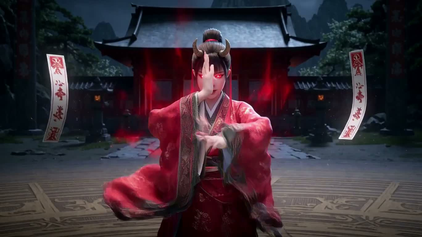 九尾妖狐召唤仪式 — AI video creation