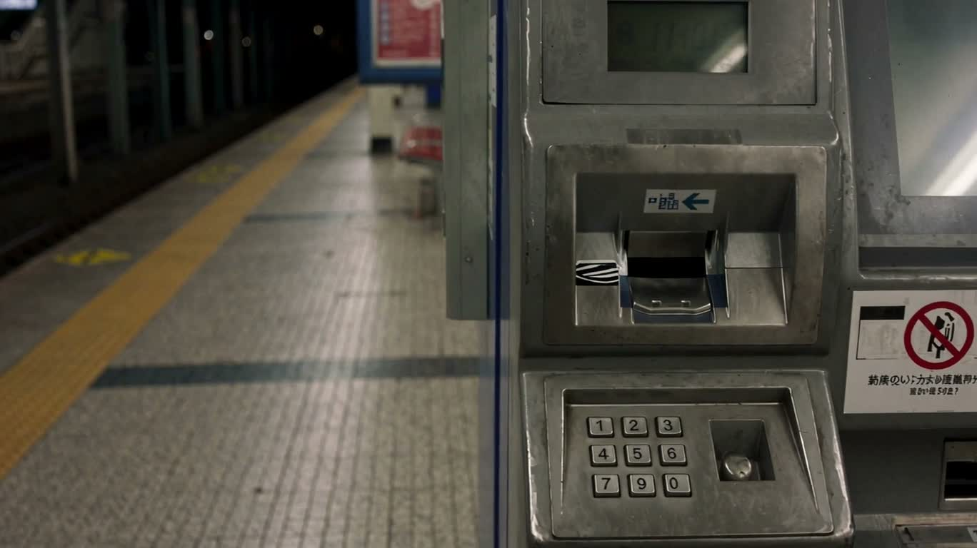 승강장 매표기 — AI video creation
