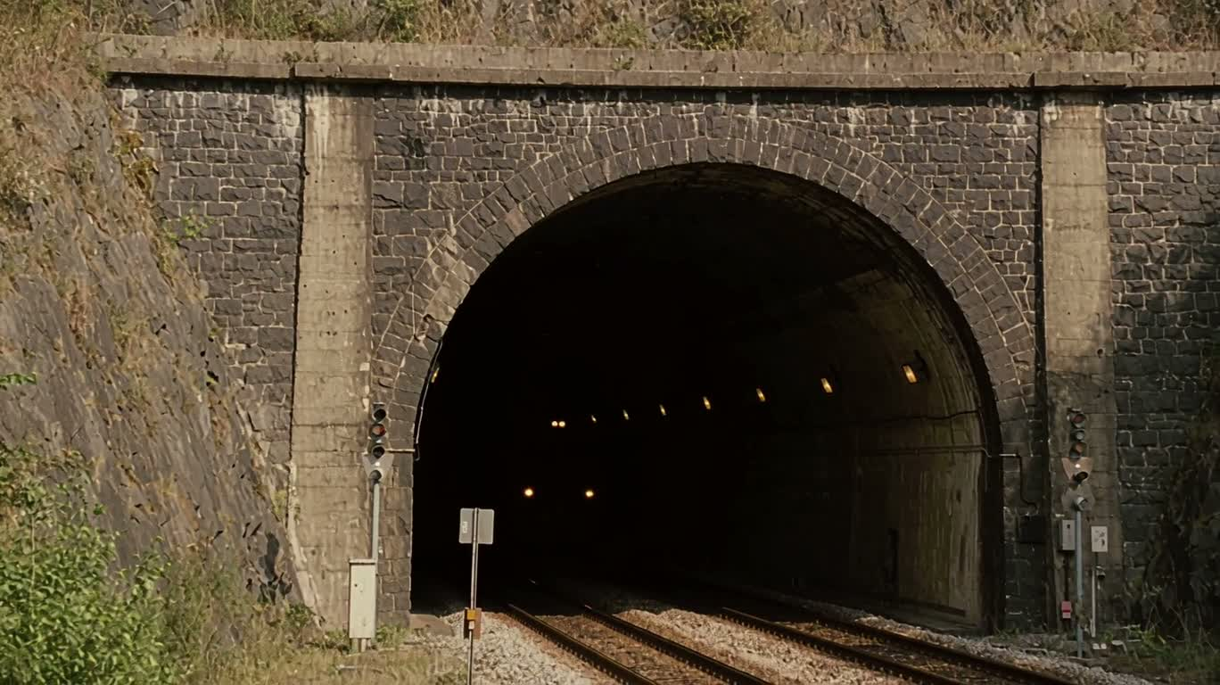 列车驶出隧道