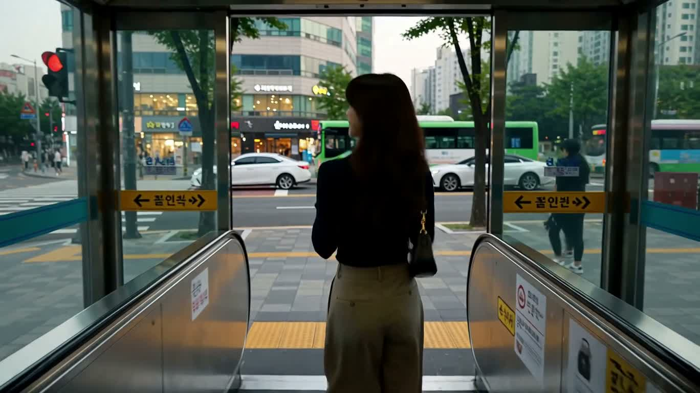 首尔午后:从街角咖啡到江畔日落 — AI video creation