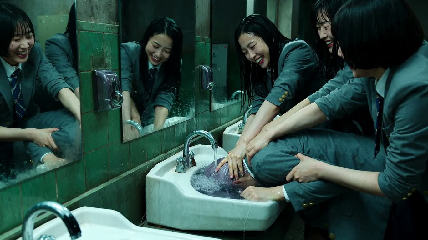 洗手间水幕觉醒