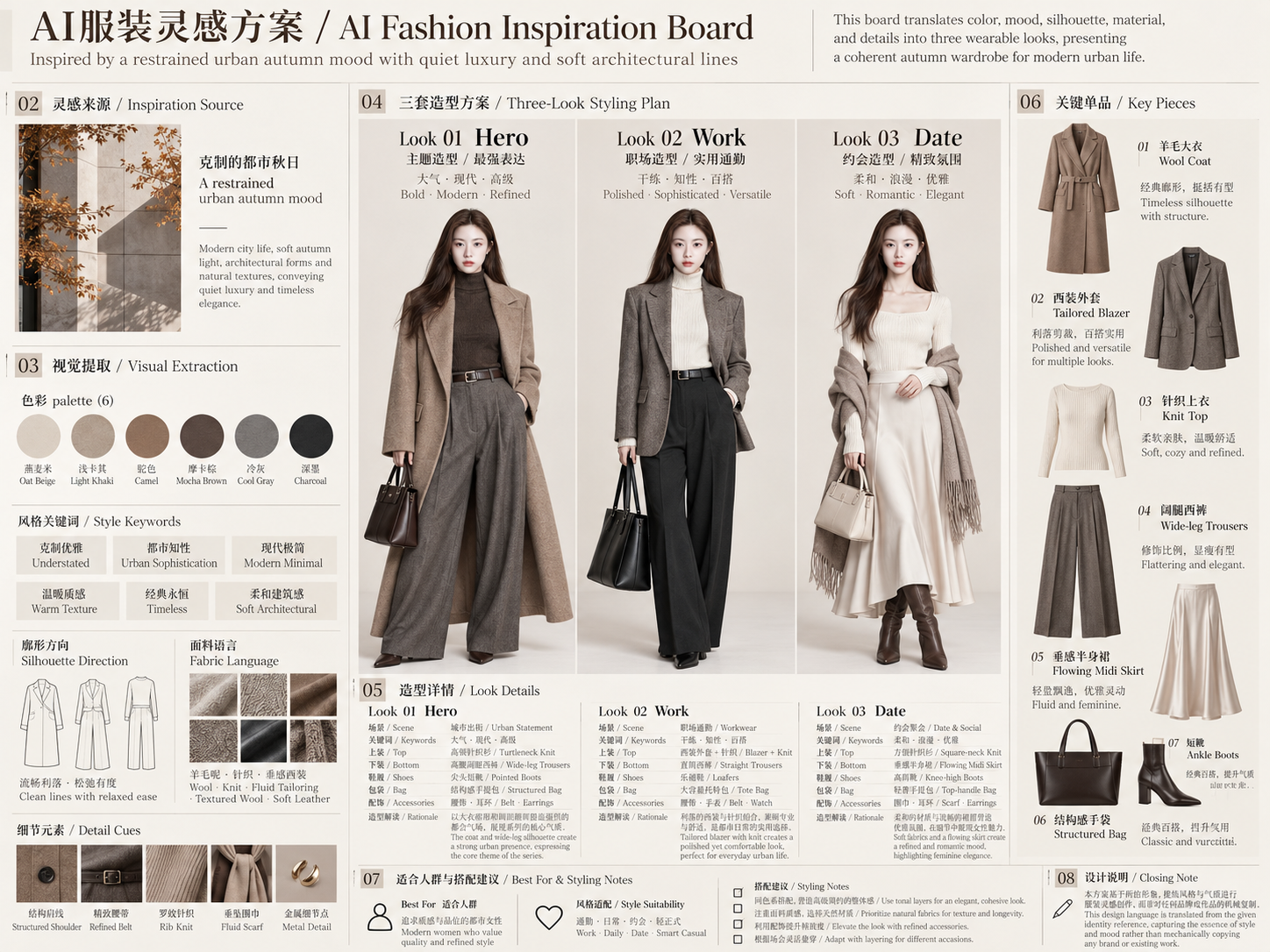AI服装穿搭灵感方案 — AI image creation