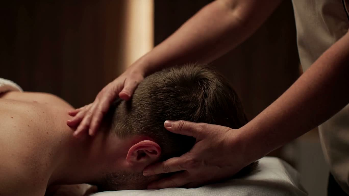 Massage crânien apaisant — AI video creation